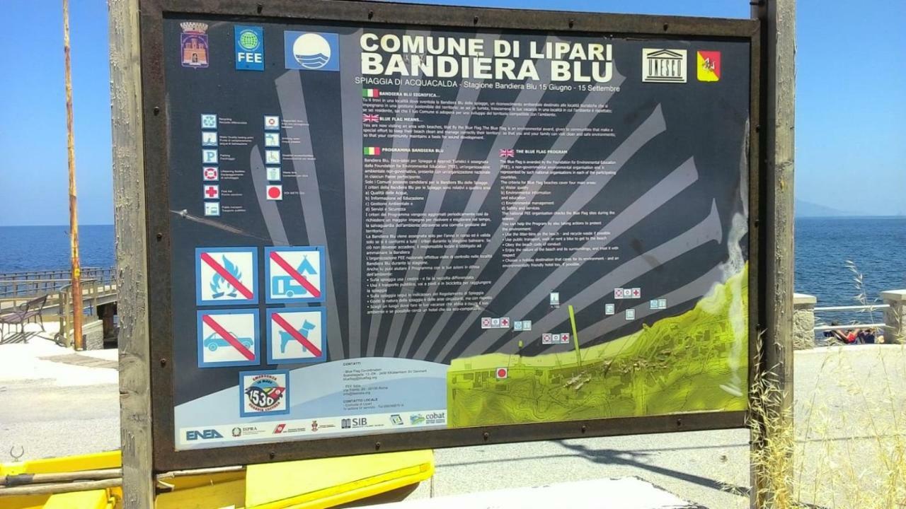 Apartament Nerossidiana Sul Mare Di Lipari Zewnętrze zdjęcie